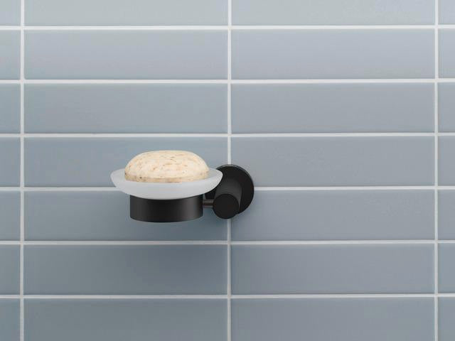 Duravit D-Code Seifenschale links Chrom – Wandmontage mit Befestigungsmaterial