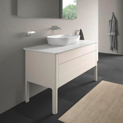 Duravit Luv Waschtischunterbau bodenstehend 1338 mm Weiß Seidenmatt mit Tip-On-Technik