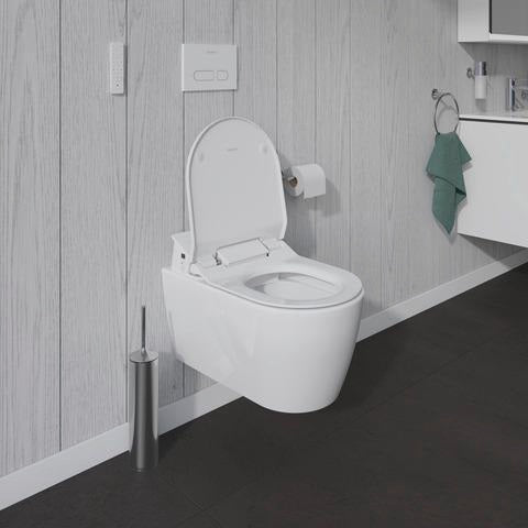 DURAVIT ME by Starck Wand-WC 570 mm spülrandlos mit WonderGliss für Dusch-WC