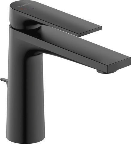 DURAVIT Tulum by Starck Einhebel-Waschtischmischer Schwarz Matt mit Zugstange & FreshStart