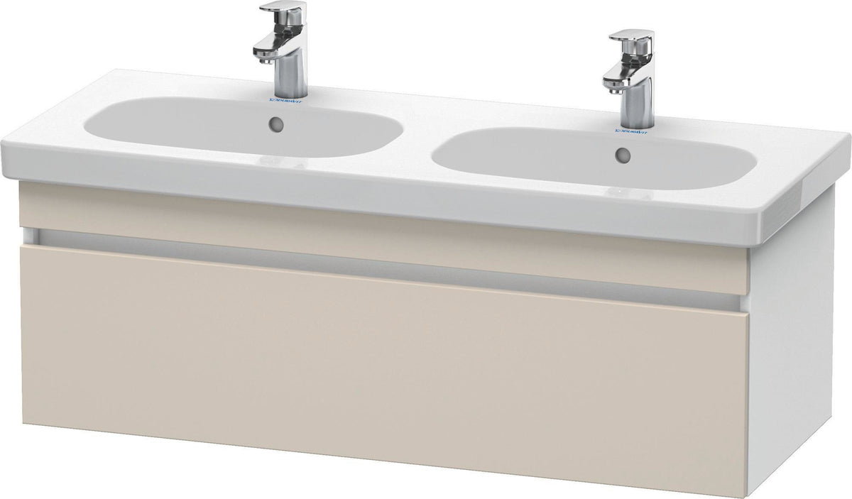 Duravit DuraStyle Waschtischunterbau 1150 mm wandhängend, 1 Auszug, weiß matt – mit Soft-Close
