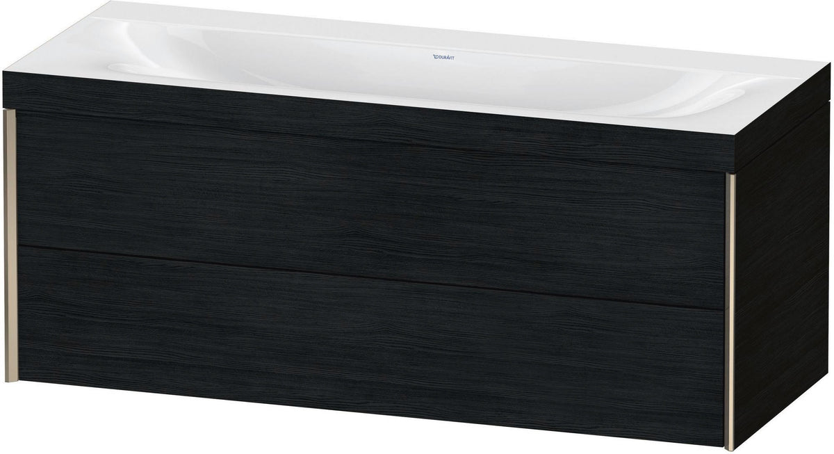 DURAVIT XViu c-bonded Waschtischunterbauset 1200 mm wandhängend mit 2 Schubkästen