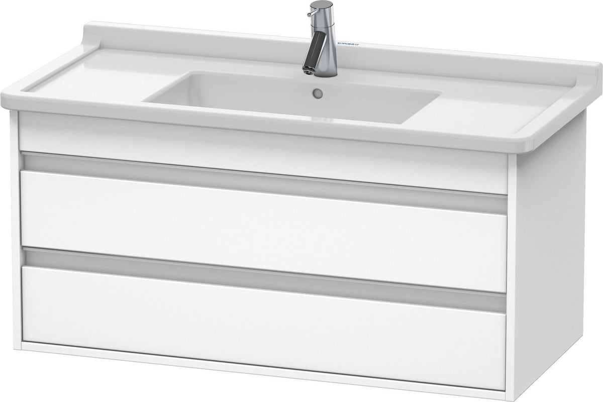 DURAVIT Ketho Waschtischunterbau wandhängend 1000 mm weiß matt mit 2 Schubkästen