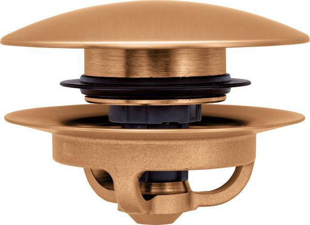 DURAVIT DU Push-open Ventil Schwarz Matt – Universal Ausstattungs-Set für Ablaufventile