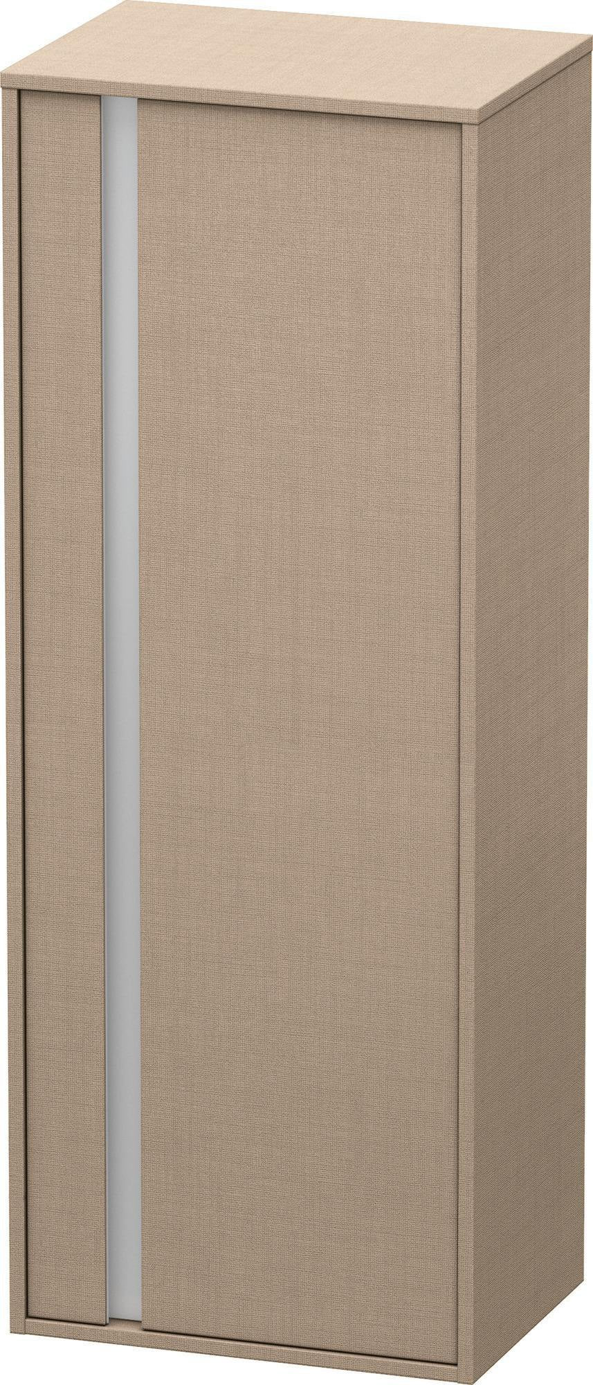 Duravit Hochschrank Ketho 360x500x1320mm, 1 Tür, Anschlag links, weiß matt – wandhängend mit Soft-Close
