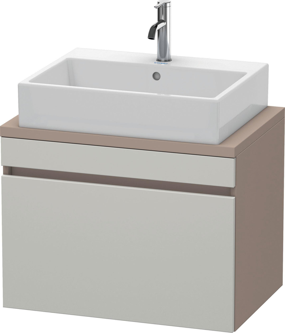 DURAVIT DuraStyle Konsolenunterschrank 700 mm betongrau matt mit Soft-Close-Auszug