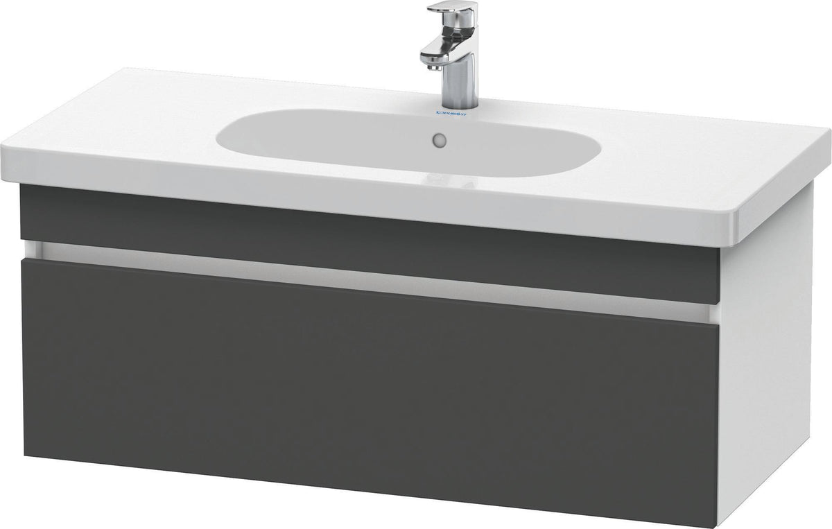 DURAVIT DuraStyle Waschtischunterbau 1000 mm wandhängend mit 1 Auszug und Soft-Close in Weiß Matt