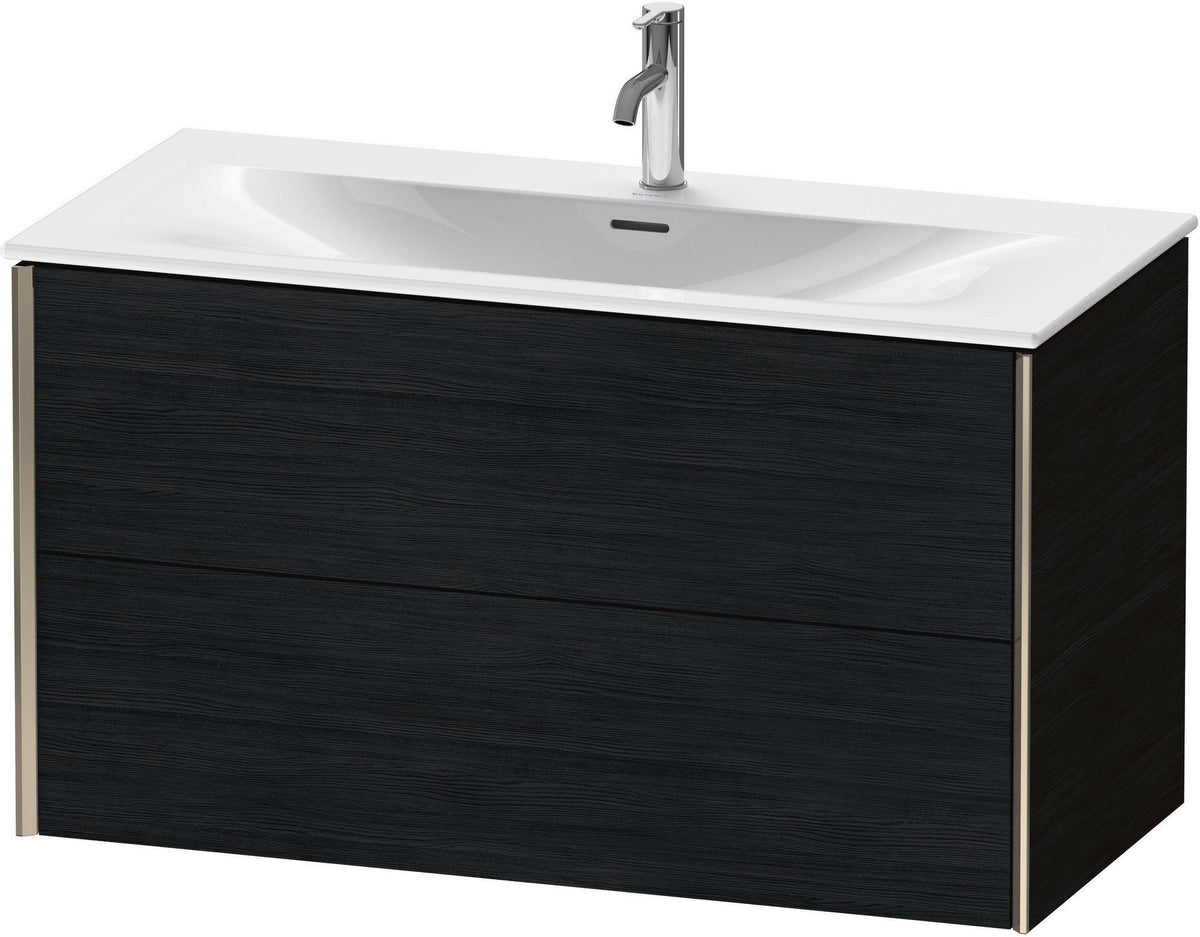 DURAVIT XViu Waschtischunterbau wandhängend 1010 mm, 2 Schubkästen, weiß matt – mit Tip-On-Technik