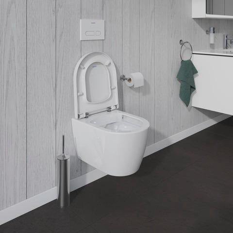 DURAVIT Wand-WC ME by Starck 480 mm Weiß Seidenmatt Rimless Tiefspüler