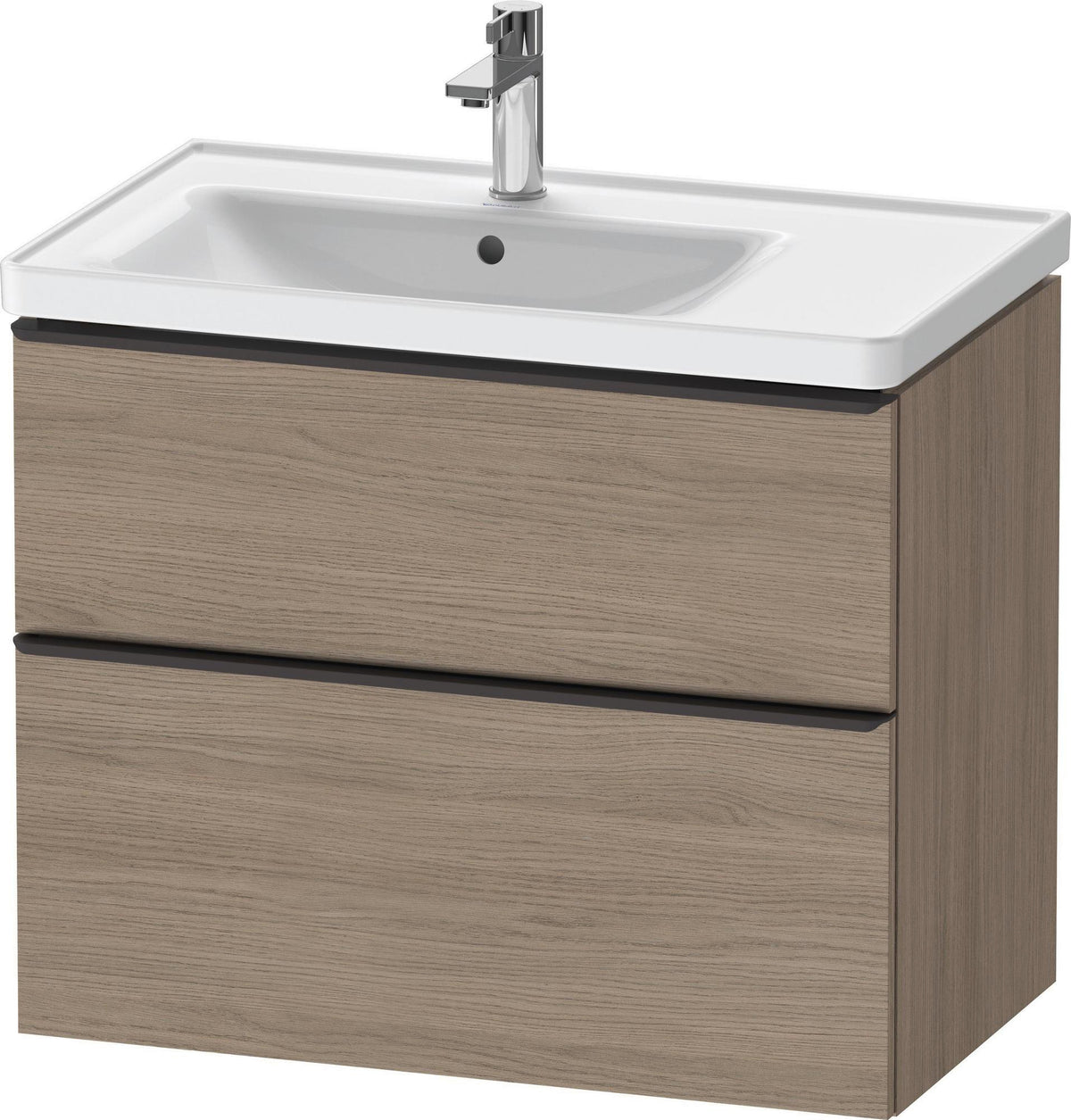 Duravit D-Neo Waschtischunterbau 784 mm Eiche Terra Matt mit 1 Auszug