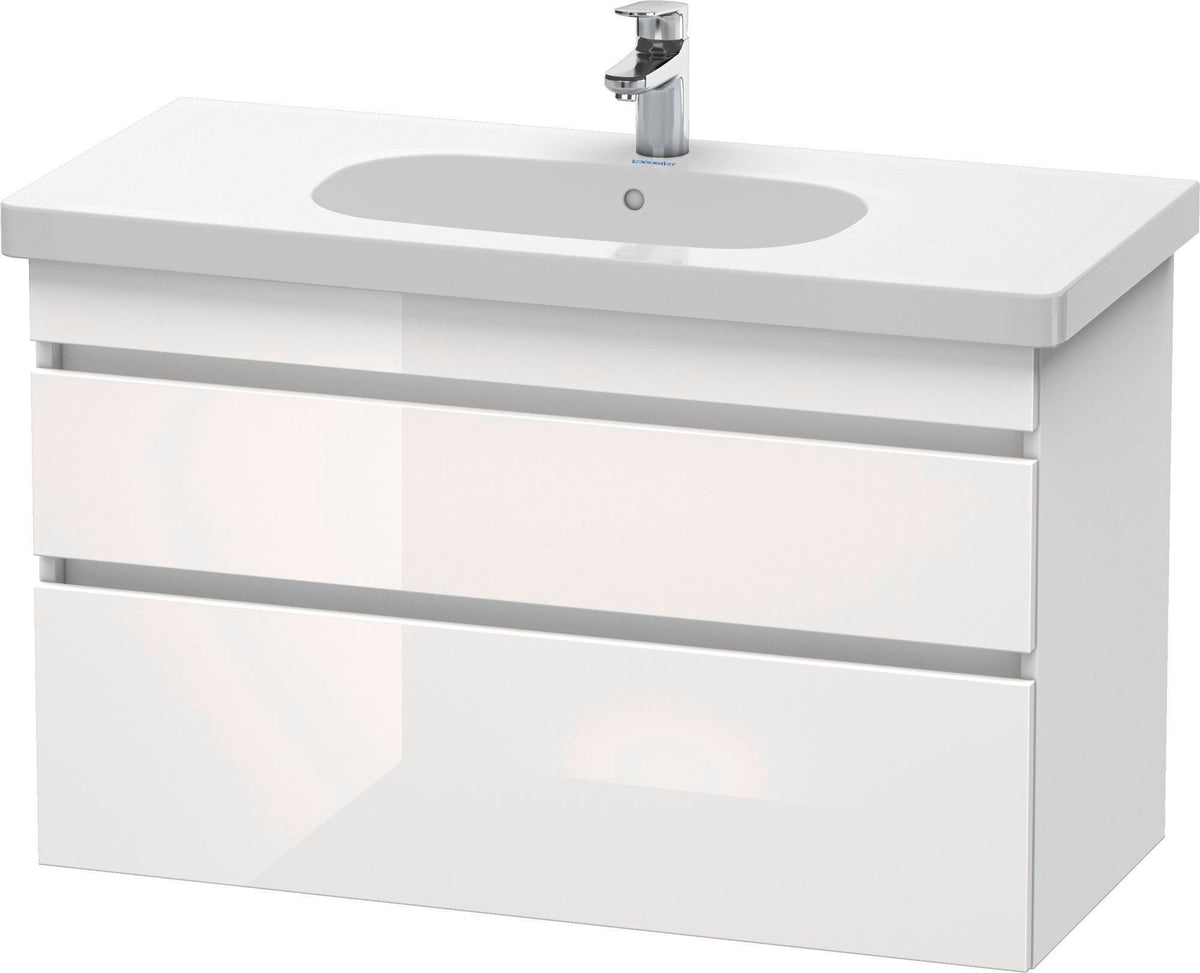 DURAVIT DuraStyle Waschtischunterbau 1000 mm wandhängend, 2 Schubkästen, weiß matt