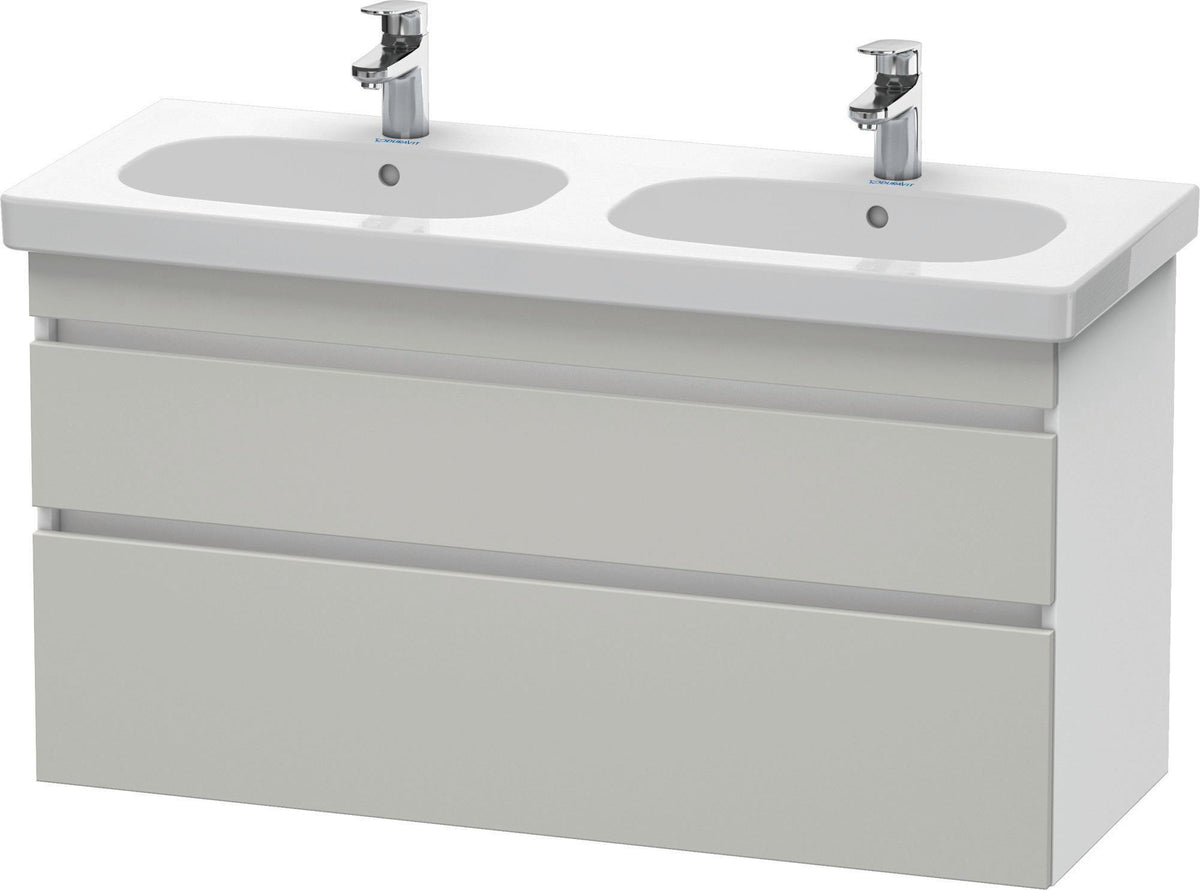Duravit DuraStyle Waschtischunterbau 1150 mm, 2 Schubkästen, weiß matt – wandhängend
