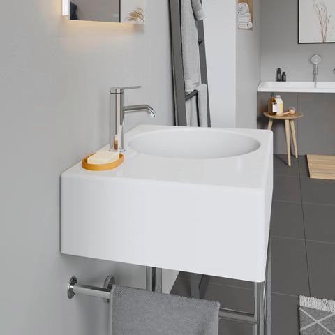 DURAVIT Design Classics Wandwaschtisch 615 mm, Becken links, mit Überlauf, weiß