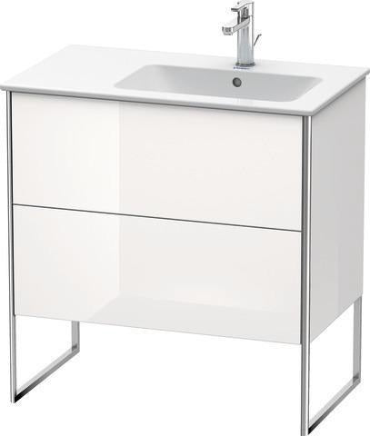 Duravit XSquare Waschtischunterbau 810x832x478 mm mit 2 Auszügen in seidenmattem Esche-Ahorn