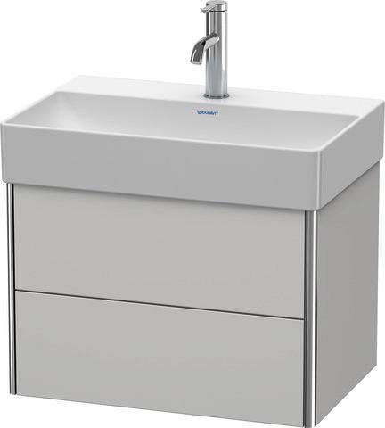 DURAVIT XSquare Waschtischunterbau 584 mm s-matt mit Ahorn Innenausstattung