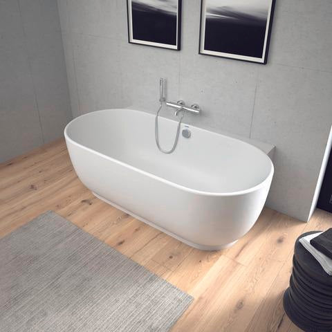 DURAVIT C.1 Wannenthermostat Aufputz – Thermostatkartusche, Schwarz Matt, 150 mm Mittenabstand