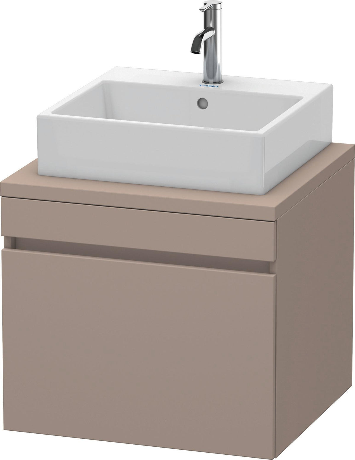 DURAVIT DuraStyle Konsolenunterschrank 600 mm betongrau matt – 1 Auszug, wandhängend