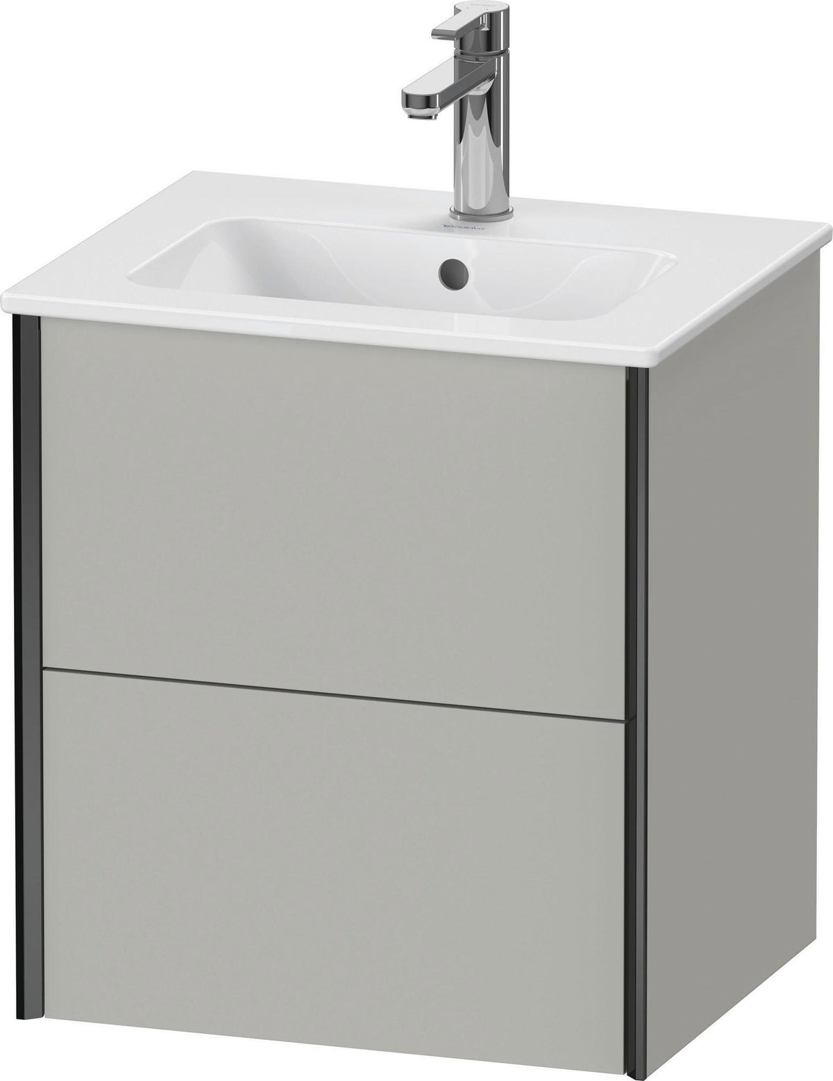 DURAVIT XViu Waschtischunterbau wandhängend 510 mm mit 2 Schubkästen und Tip-on Technik