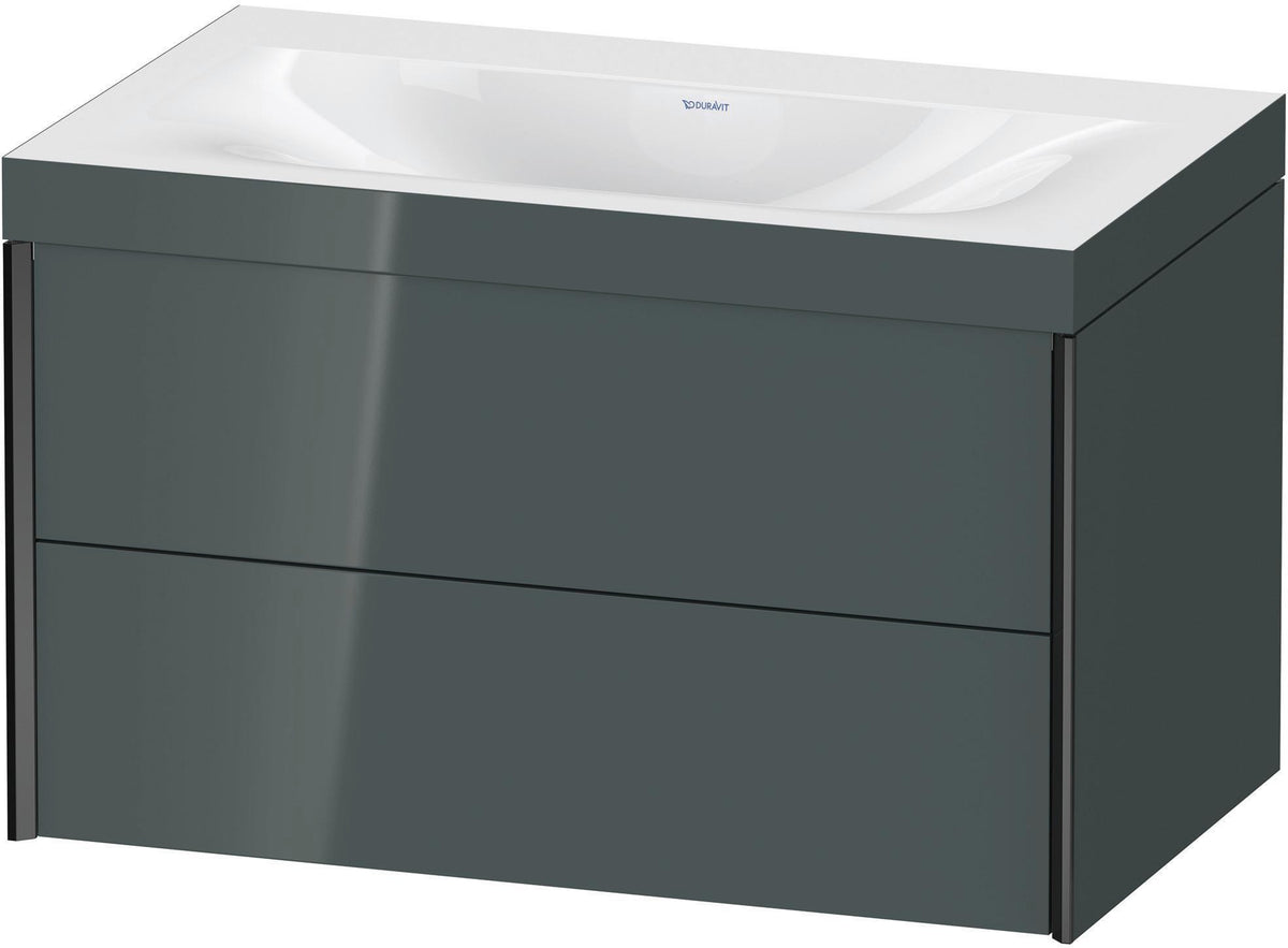 DURAVIT XViu c-bonded Waschtischset wandhängend 800x480x503mm mit 2 Schubkästen, Push-Open und Soft-Close