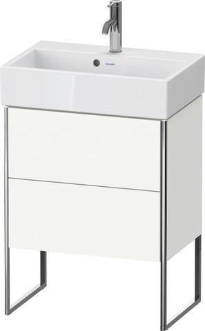 Duravit Waschtischunterbau XSQUARE COMPACT 491x584x390 mm weiß matt mit 2 Auszügen