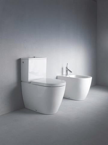 DURAVIT Stand-Bidet ME by Starck 600 mm Weiß Seidenmatt mit Hahnlochbank