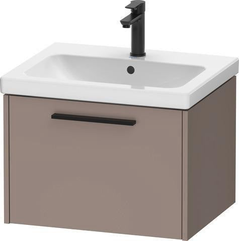 Duravit D-Code 2.0 Waschtischunterbau 584 mm Weiß Matt mit Auszug und Chromgriff