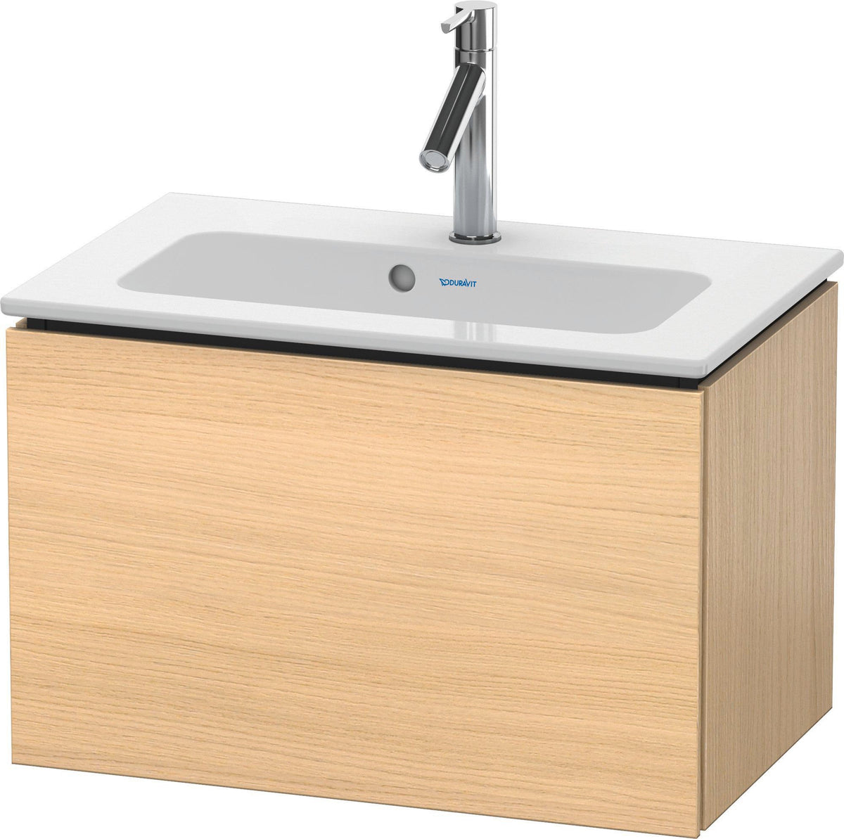 DURAVIT L-Cube Waschtischunterbau 620 mm, 1 Auszug, Weiß Matt, Wandmontage