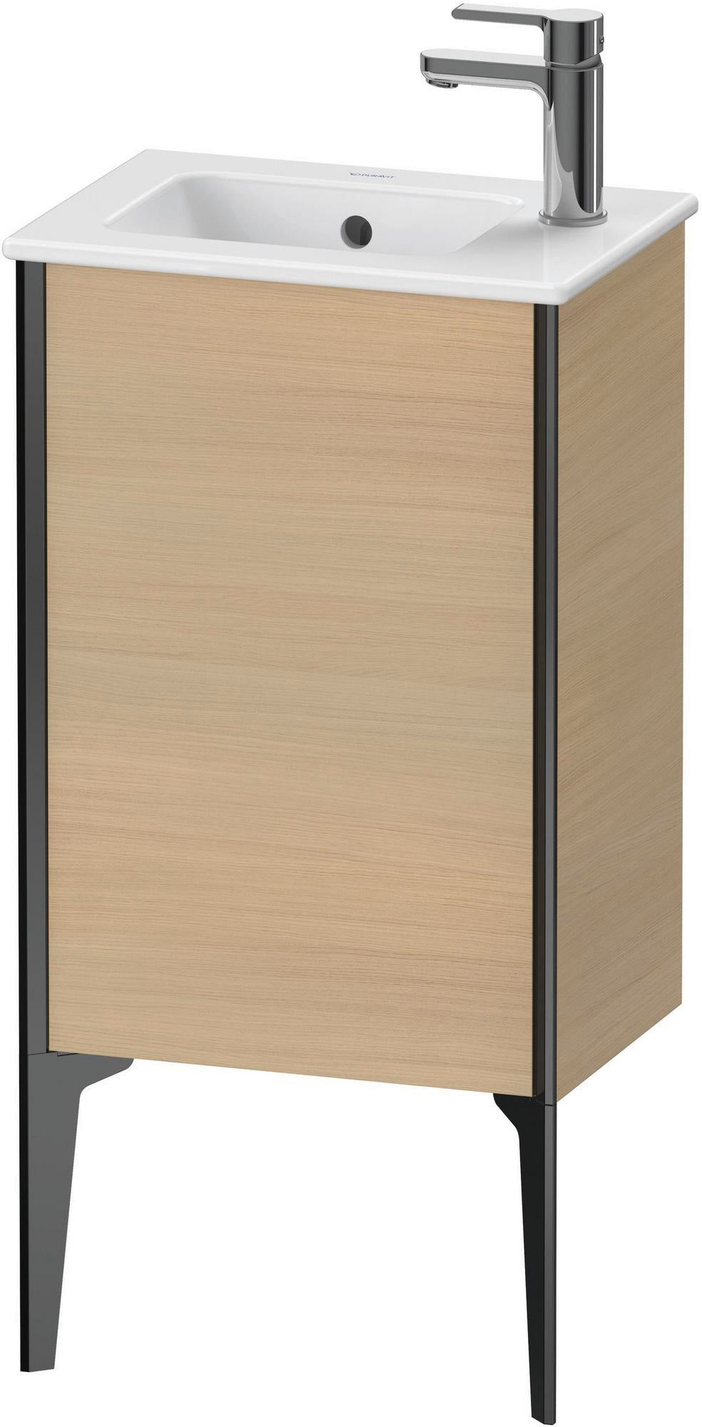DURAVIT XViu Waschtischunterbau bodenstehend, 1 Tür, mediterrane Eiche, 594 mm