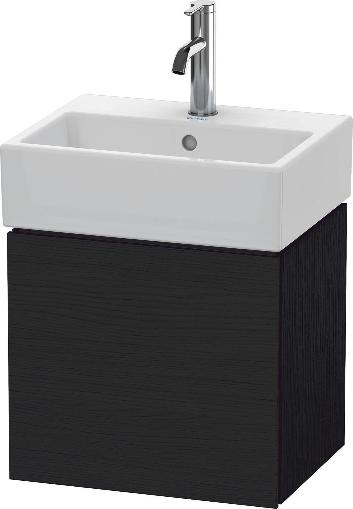 Duravit L-Cube Waschtischunterbau 434 mm weiß matt, 1 Tür links, wandhängend
