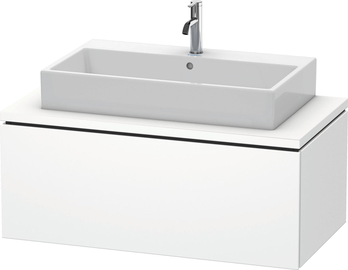 DURAVIT L-Cube Konsolenunterschrank 1020 mm betongrau matt mit 1 Auszug und Tip-on-Technik