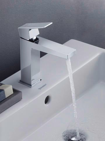 DURAVIT Manhattan Einhebel-Waschtischmischer M mit Zugstange Chrom – Keramikmischsystem