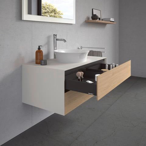 DURAVIT White Tulip Waschtischunterbau wandhängend 1000 mm, 2 Schubkästen, Weiß Seidenmatt