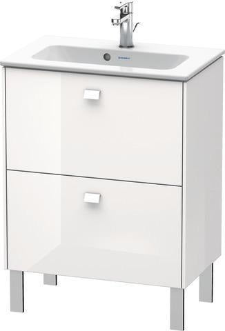 Duravit Waschtischunterbau Brioso Compact 683 mm betongrau matt mit 2 Auszügen