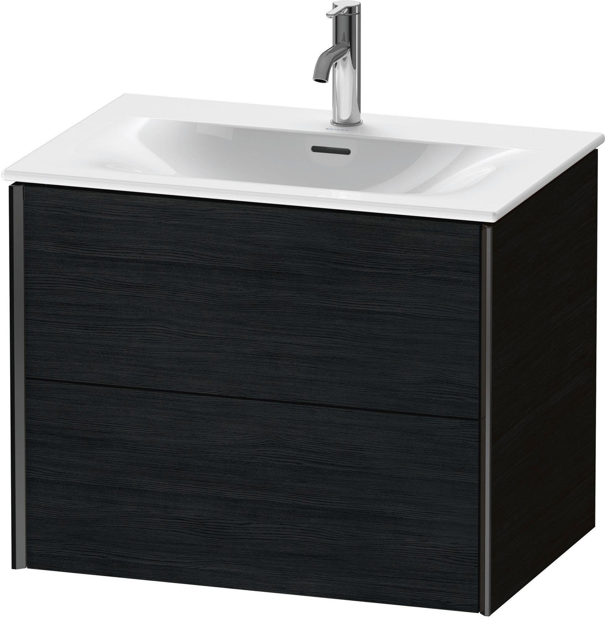 DURAVIT XViu Waschtischunterbau wandhängend 710 mm Eiche mit 2 Schubkästen