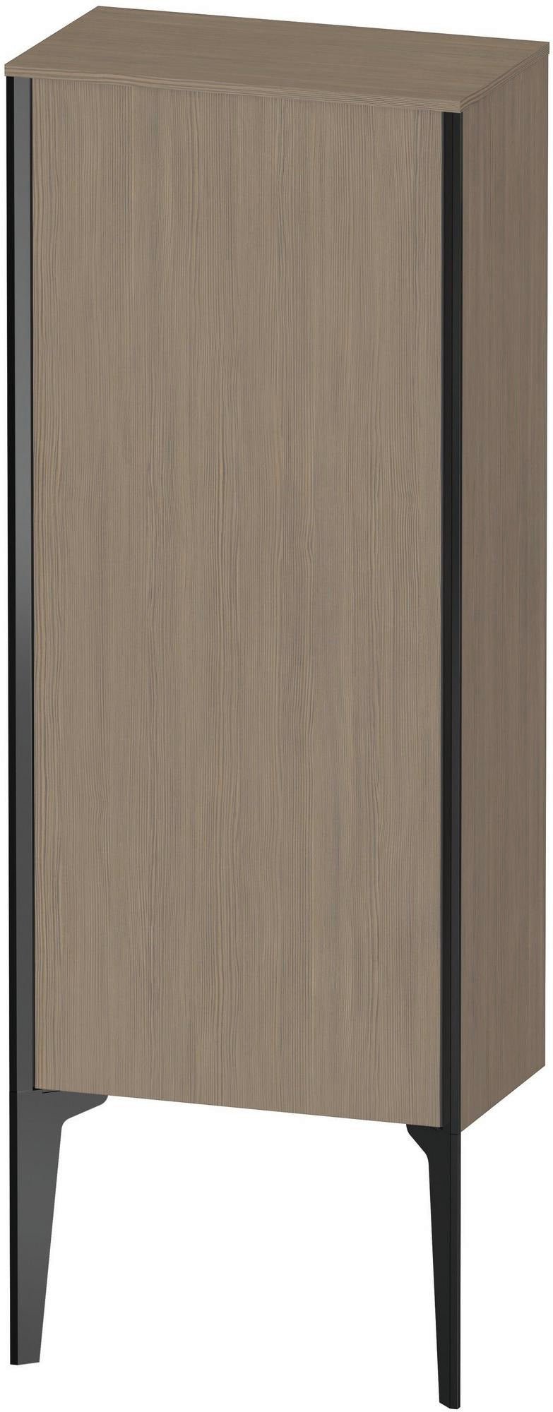 Duravit Halbhochschrank XViu 890 mm Eiche Terra matt – Wandhängend mit Tip-on und Soft-Close