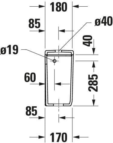 DURAVIT Spülkasten Qatego Studio F. A. Porsche Collection 6/3 L Dual Flush Weiß