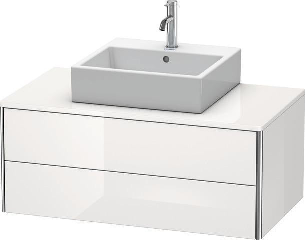 Duravit XSquare Waschtischunterbau 1000 mm – wandhängend, 2 Schubkästen, s-matt