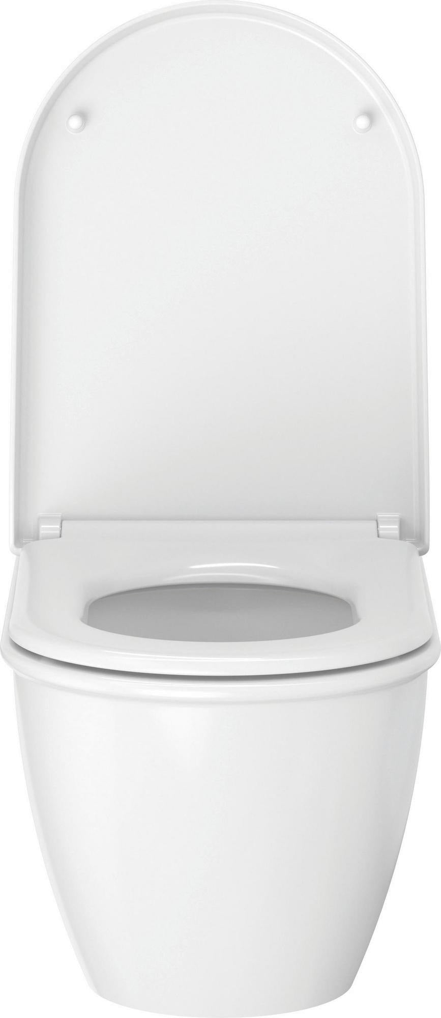 DURAVIT Wand-WC Darling New 625 mm Tiefspüler mit Spülrand, weiß