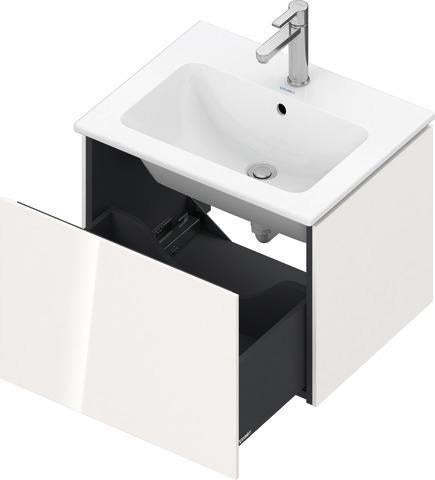 Duravit L-Cube Waschtischunterbau 620 mm taupe supermatt mit Tip-On-Technik