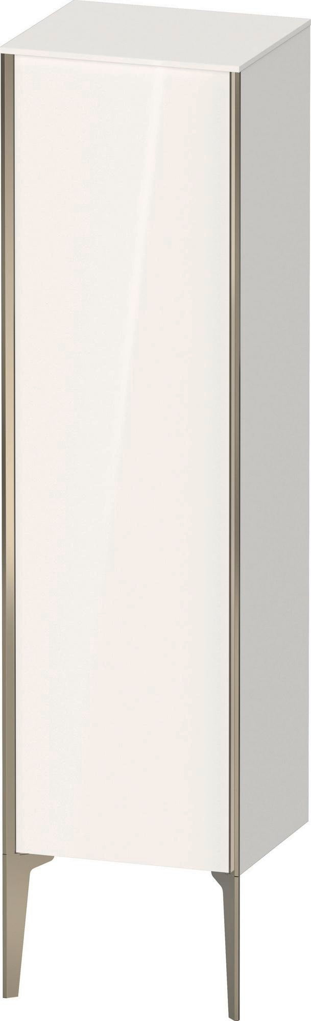 DURAVIT XViu Halbhochschrank 400 mm taupe matt mit Tip-on Technik und Soft-Close