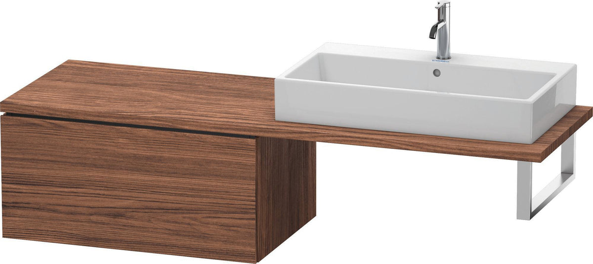 Duravit L-Cube Unterschrank für Konsole 820 mm, 2 Schubkästen, Weiß Matt
