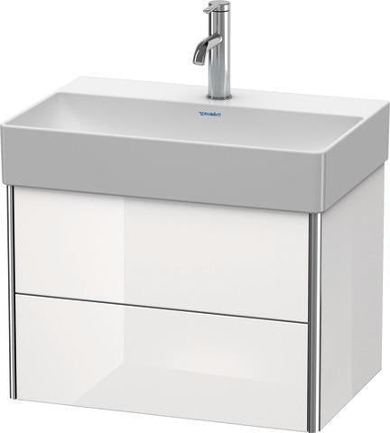DURAVIT XSquare Waschtischunterbau 584 mm s-matt mit Ahorn Innenausstattung