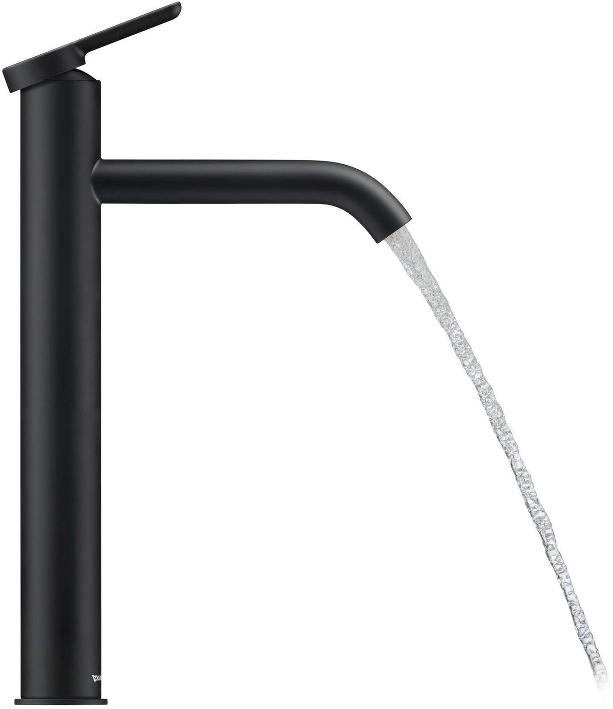 DURAVIT C.1 Einhebel-Waschtischmischer XL 166 mm Schwarz Matt ohne Zugstange