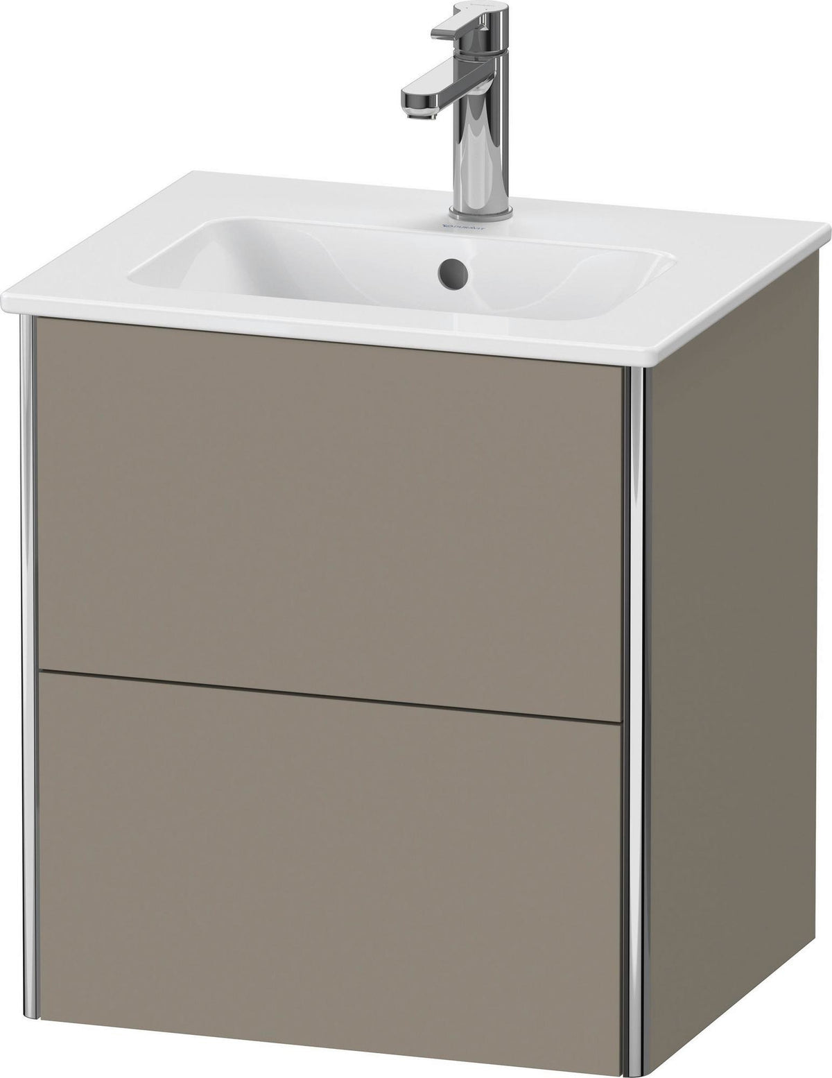Duravit XSquare Waschtischunterbau wandhängend, 2 Schubkästen, Weiß Matt