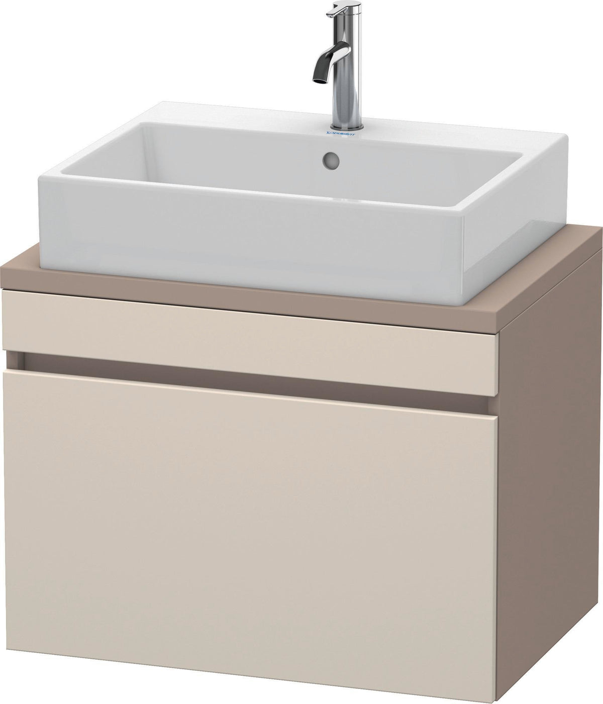 DURAVIT DuraStyle Konsolenunterschrank 700 mm betongrau matt mit Soft-Close-Auszug