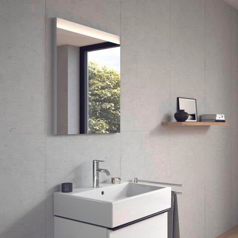 DURAVIT Waschtisch Vero Air 600 mm mit Überlauf, 1 Hahnloch, weiß – Wandmontage