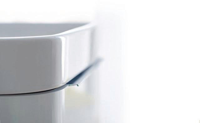 DURAVIT Möbelwaschtisch Happy D.2 600 mm mit Überlauf, 1 Hahnloch, weiß