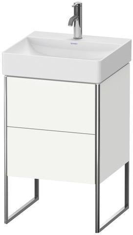 Duravit XSquare Waschtischunterbau 731x484x460 mm, 2 Auszüge, weiß matt, bodenstehend