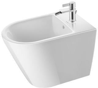 Duravit D-Neo Einhebel-Bidetmischer Chrom mit Zugstangen-Ablaufgarnitur, 125 mm Ausladung