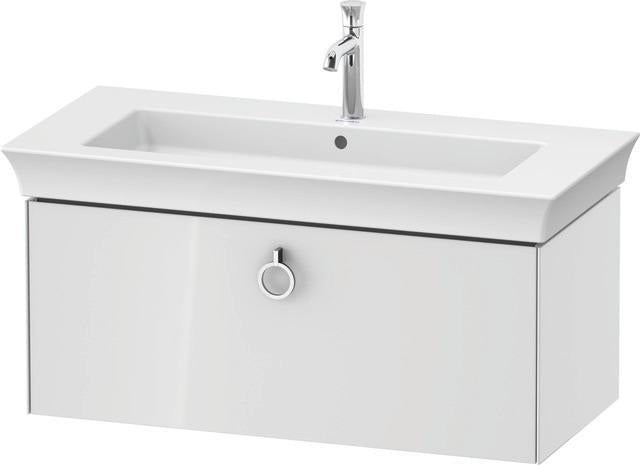 Duravit White Tulip Waschtischunterbau 984 mm Eiche Mitte mit LED-Beleuchtung von Philippe Starck